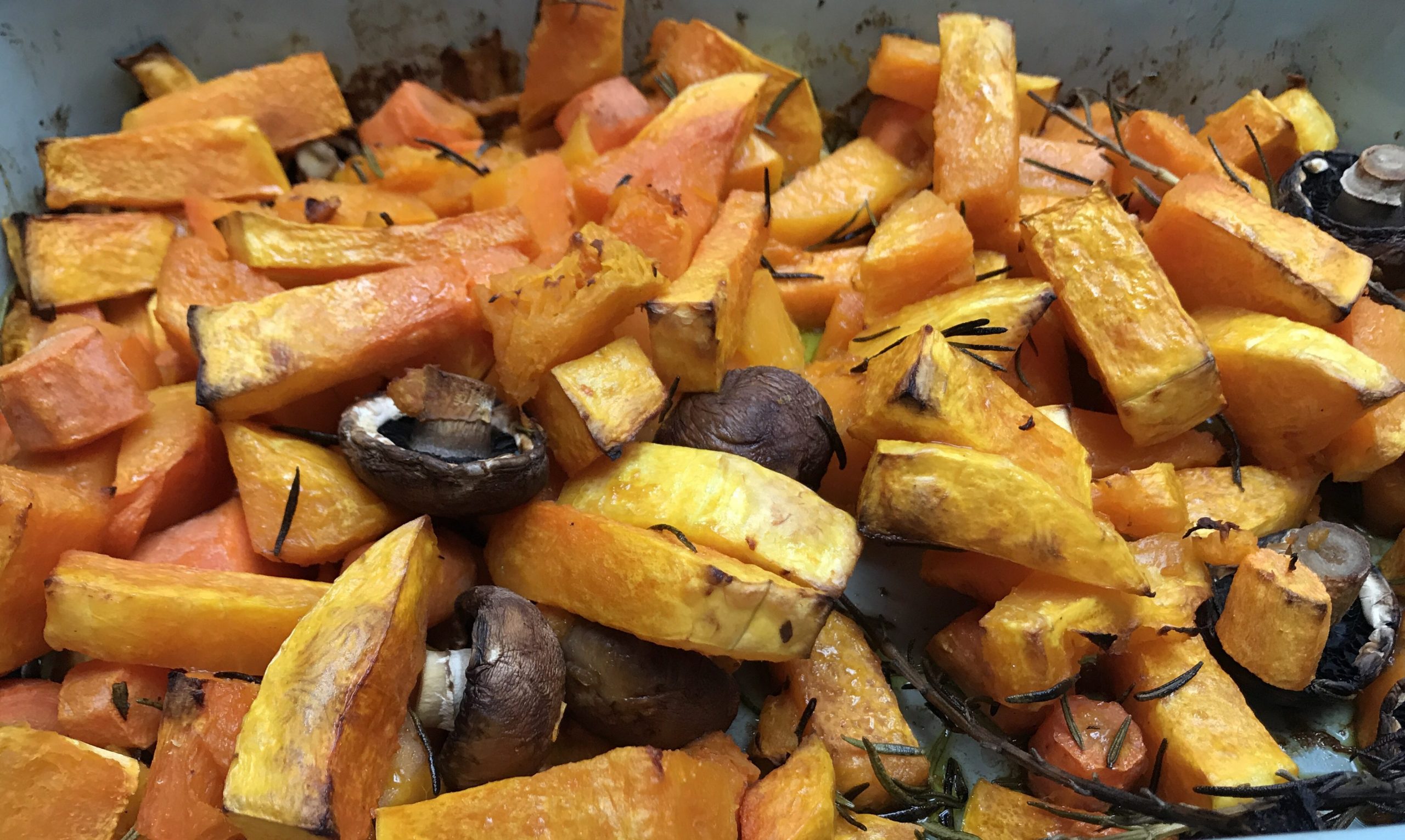 Super Scrumptious Roasted Butternut Squash.