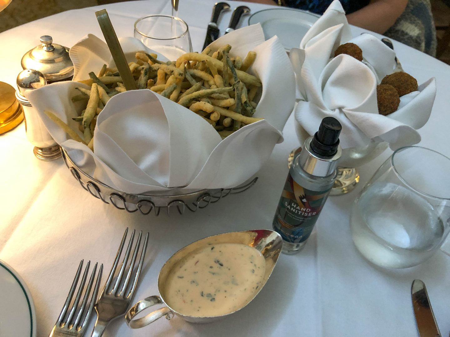 Vegetarian appetisers at The Ivy Cheltenham