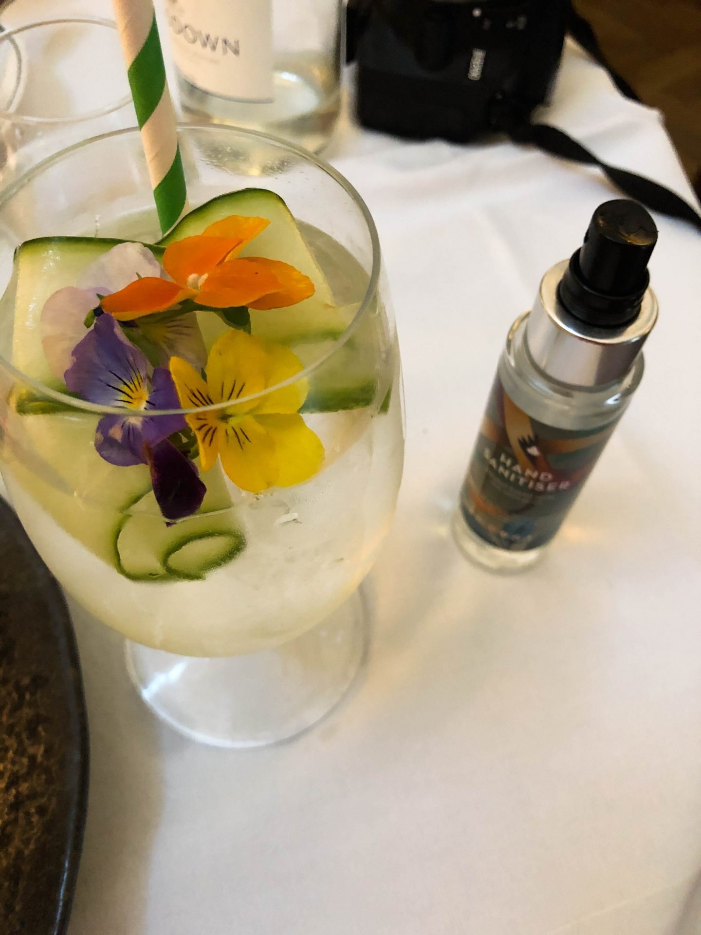 Beautifully presented cocktail at The Ivy Montpellier Brasserie in Cheltenham